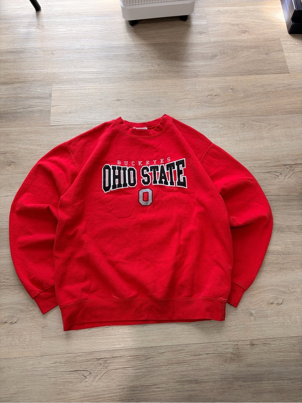 Ohio State Buckeyes Red Crewneck Sweatshirt